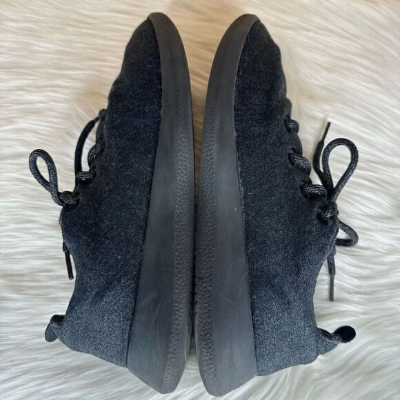 Allbirds Mens Wool Runners Sneaker Size 11 In Charcoal Grey and Black - Picture 7 of 9
